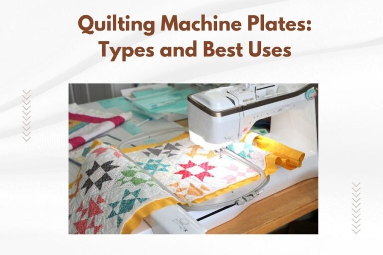 Quilting Machine Plates_ Types and Best Uses