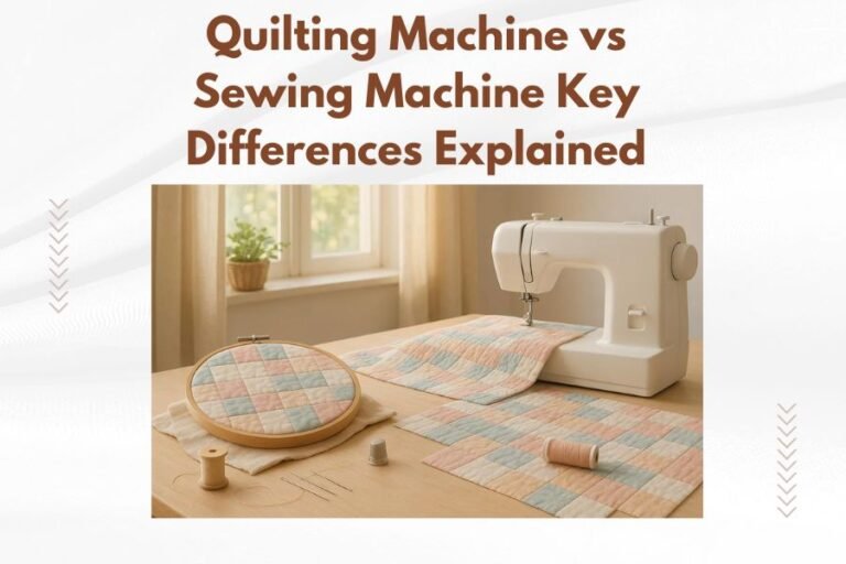 Quilting Machine vs Sewing Machine Key Differences Explained