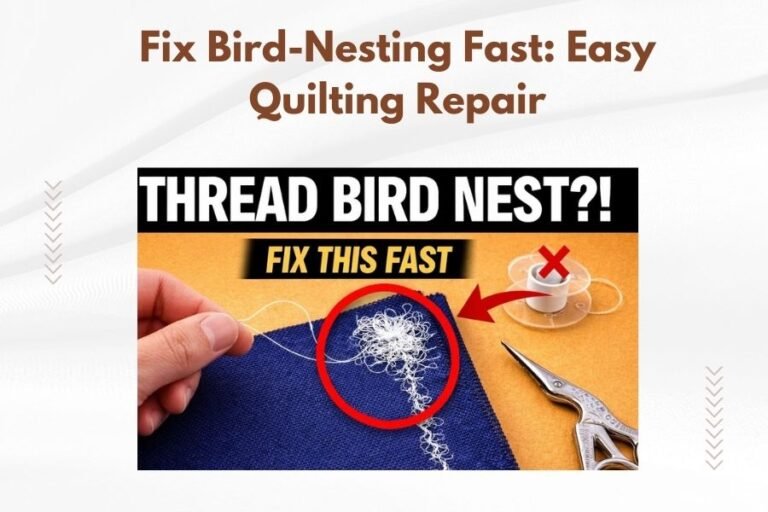 Fix Bird-Nesting Fast_ Easy Quilting Repair