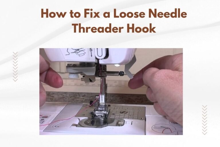 How to Fix a Loose Needle Threader Hook
