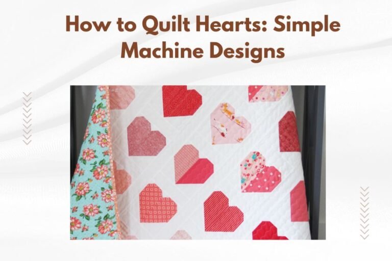 How to Quilt Hearts_ Simple Machine Designs