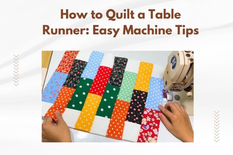 How to Quilt a Table Runner_ Easy Machine Tips