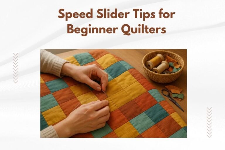 Speed Slider Tips for Beginner Quilters