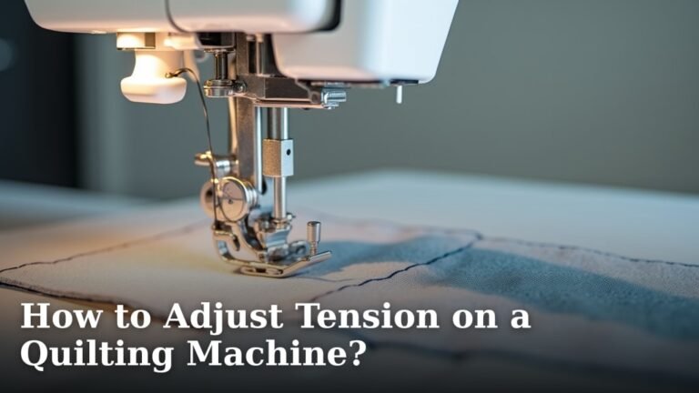 How to Adjust Tension on a Quilting Machine?