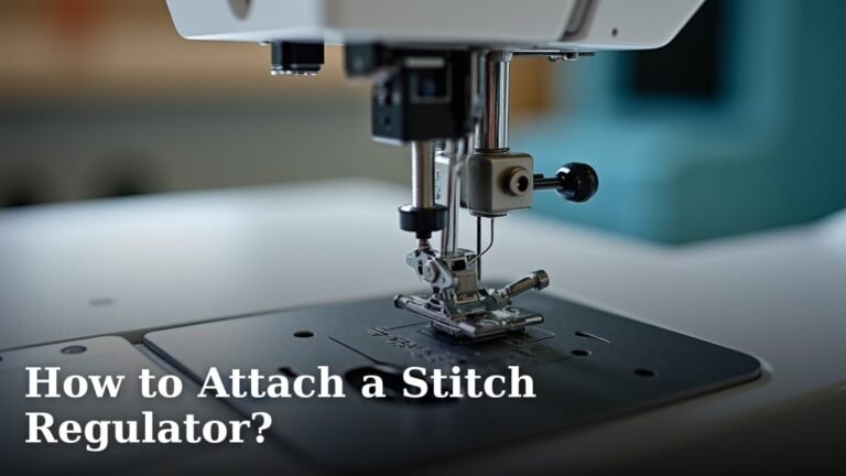 How to Attach a Stitch Regulator?
