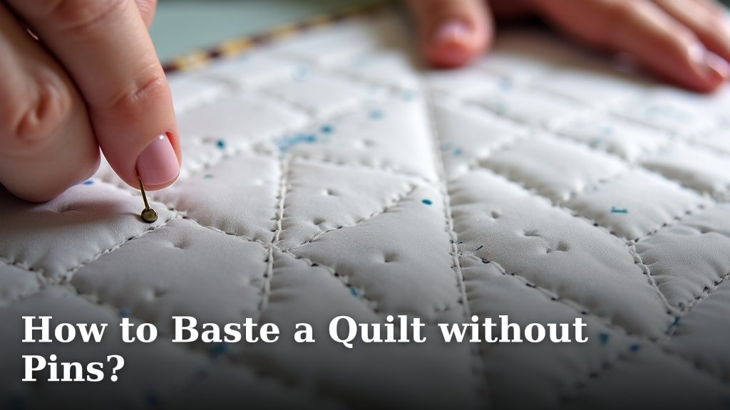 How to Baste a Quilt without Pins?