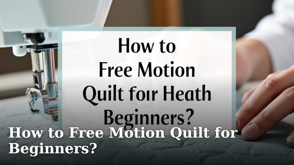 How to Free Motion Quilt for Beginners?