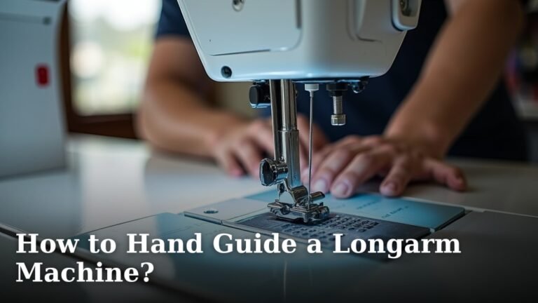 How to Hand Guide a Longarm Machine?