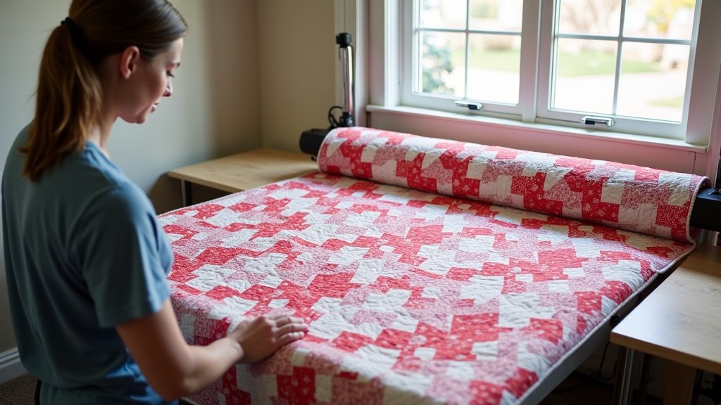 Setting Up Your Quilt on a Longarm Frame