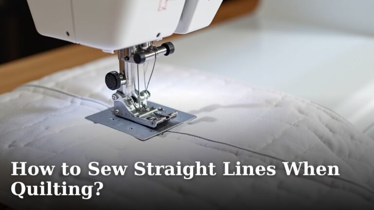 How to Sew Straight Lines When Quilting?
