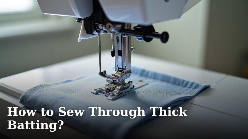 How to Sew Through Thick Batting?