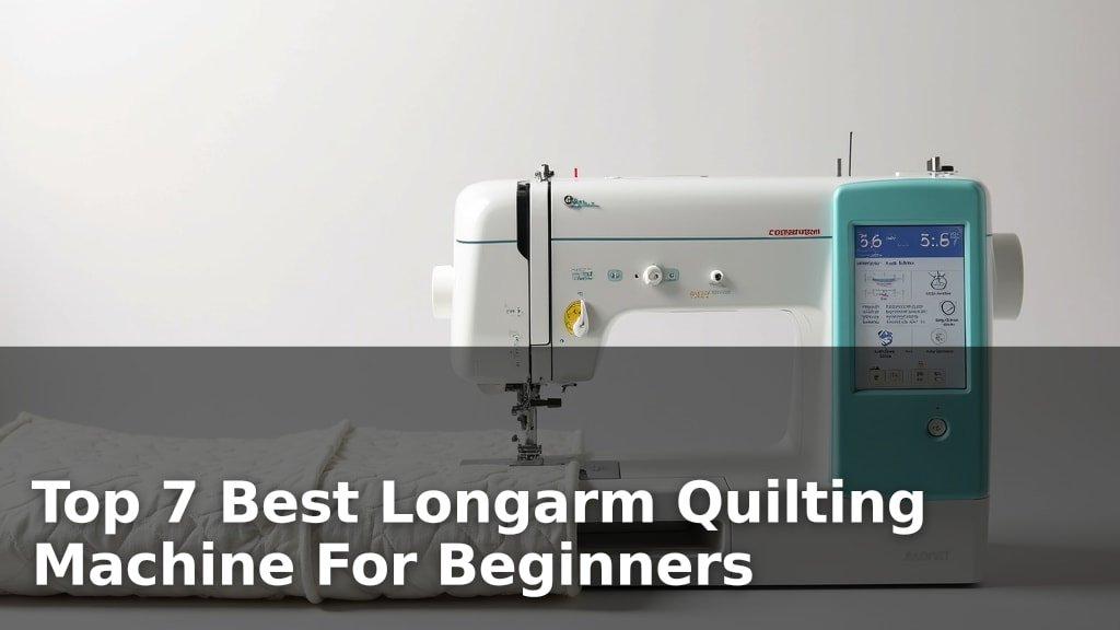 Top 7 Best Longarm Quilting Machine For Beginners