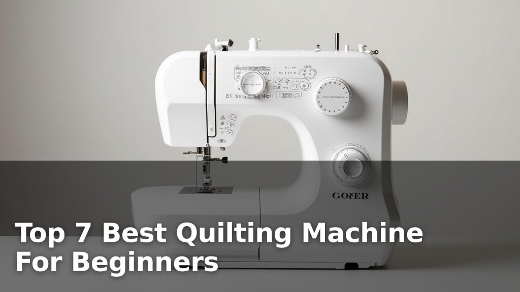 Top 7 Best Quilting Machine For Beginners