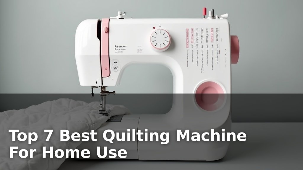 Top 7 Best Quilting Machine For Home Use