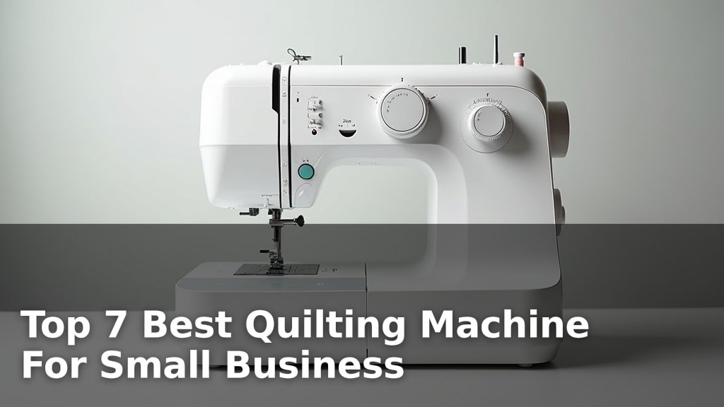 Top 7 Best Quilting Machine For Small Business