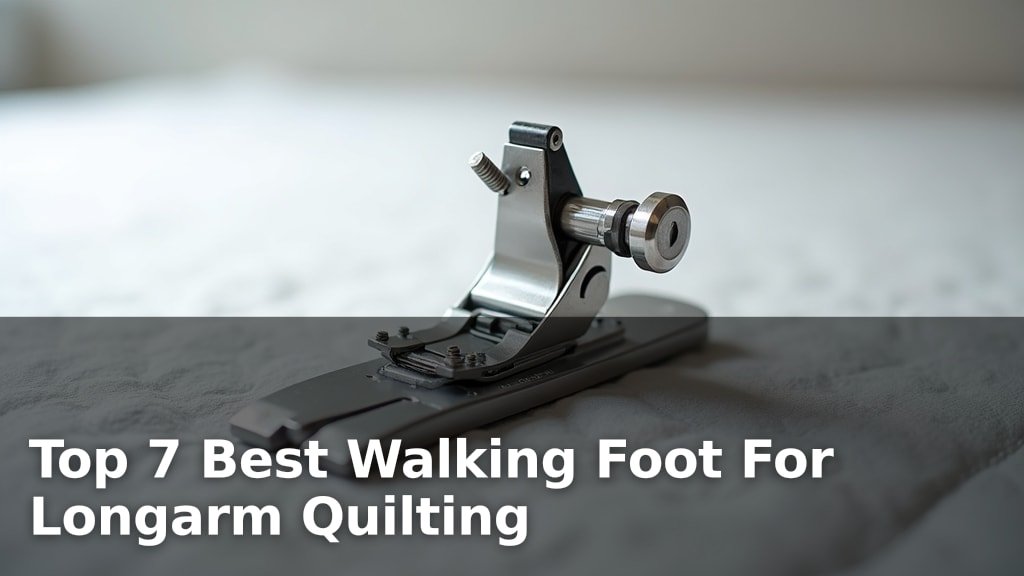 Top 7 Best Walking Foot For Longarm Quilting