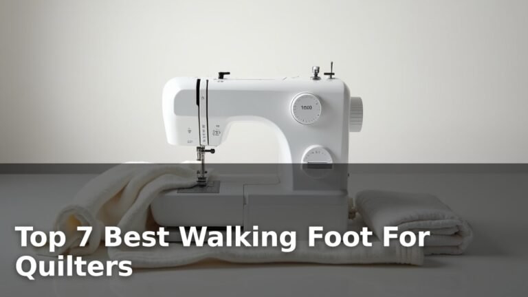 Top 7 Best Walking Foot For Quilters
