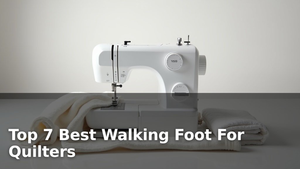 Top 7 Best Walking Foot For Quilters