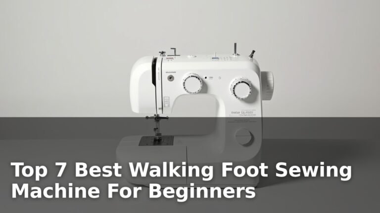 Top 7 Best Walking Foot Sewing Machine For Beginners