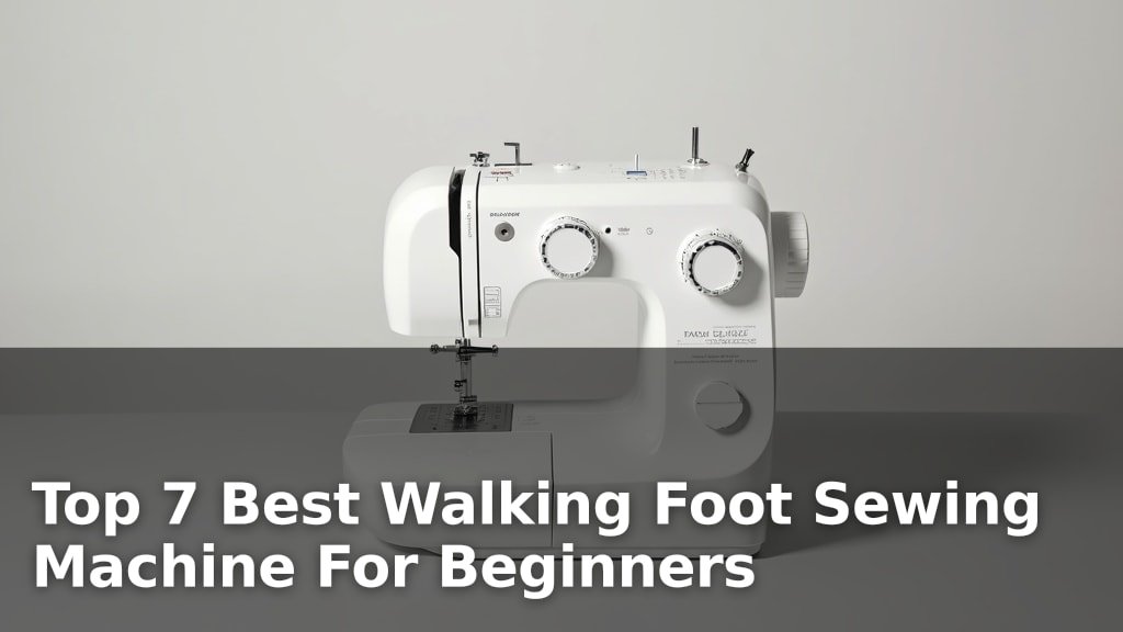 Top 7 Best Walking Foot Sewing Machine For Beginners
