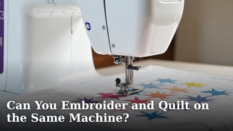 Can You Embroider and Quilt on the Same Machine?