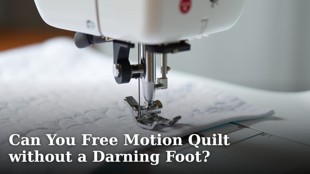 Can You Free Motion Quilt without a Darning Foot?