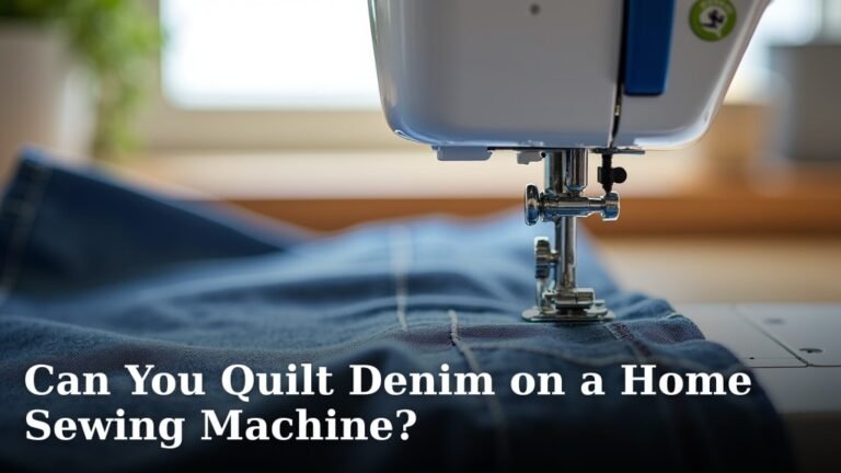 Can You Quilt Denim on a Home Sewing Machine?