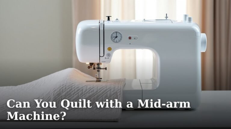 Can You Quilt with a Mid-arm Machine?