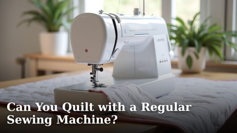 Can You Quilt with a Regular Sewing Machine?