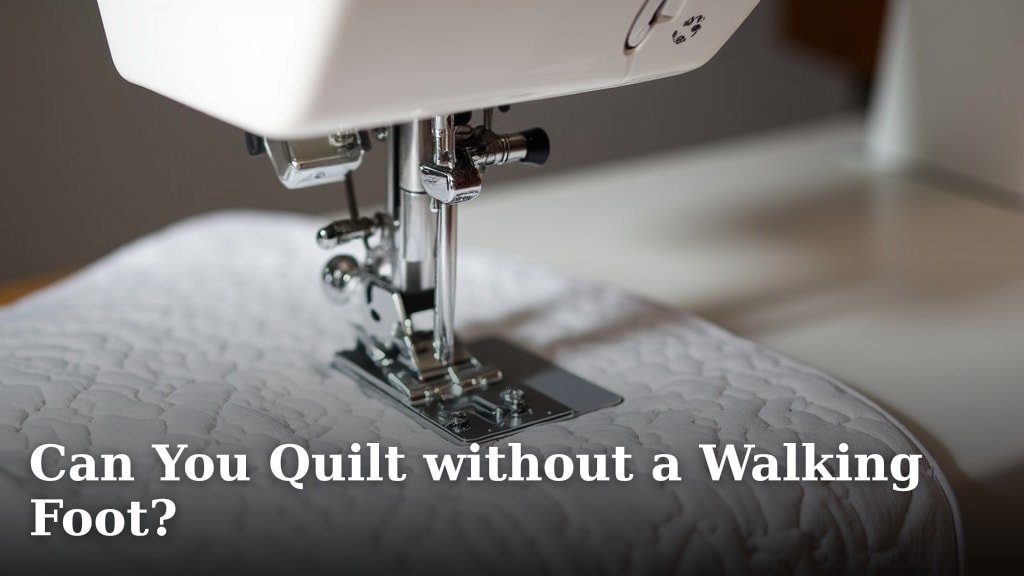 Can You Quilt without a Walking Foot?
