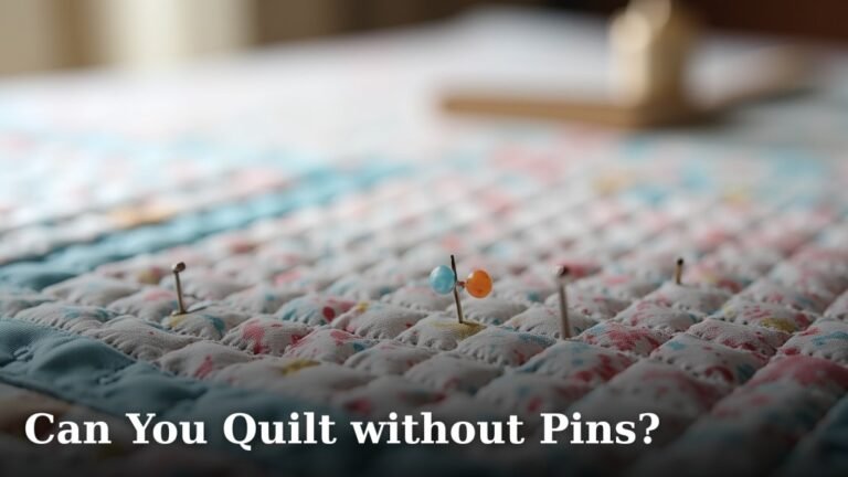 Can You Quilt without Pins?