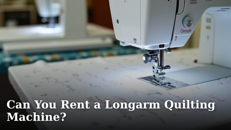 Can You Rent a Longarm Quilting Machine?