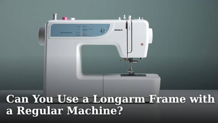 Can You Use a Longarm Frame with a Regular Machine?