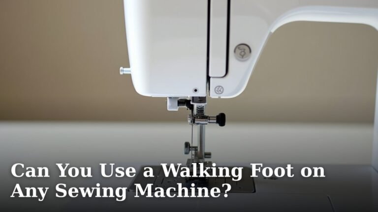 Can You Use a Walking Foot on Any Sewing Machine?