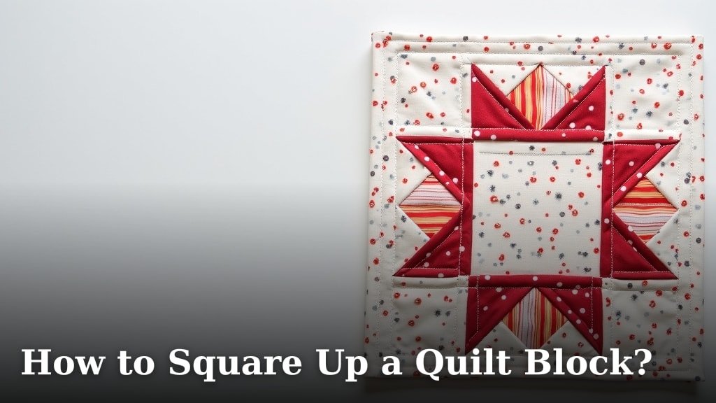 How to Square Up a Quilt Block?