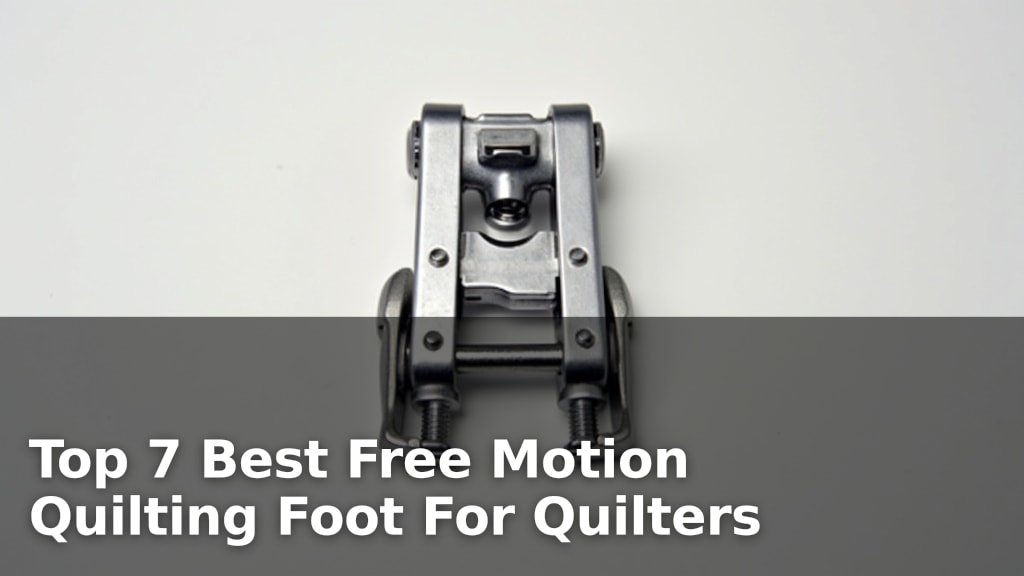 Top 7 Best Free Motion Quilting Foot For Quilters