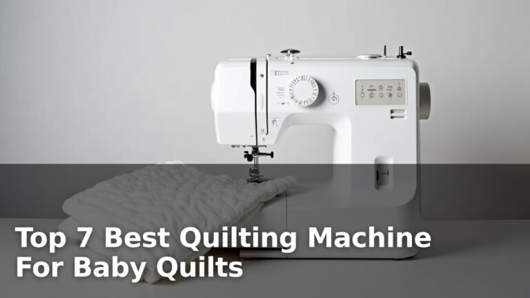 Top 7 Best Quilting Machine For Baby Quilts