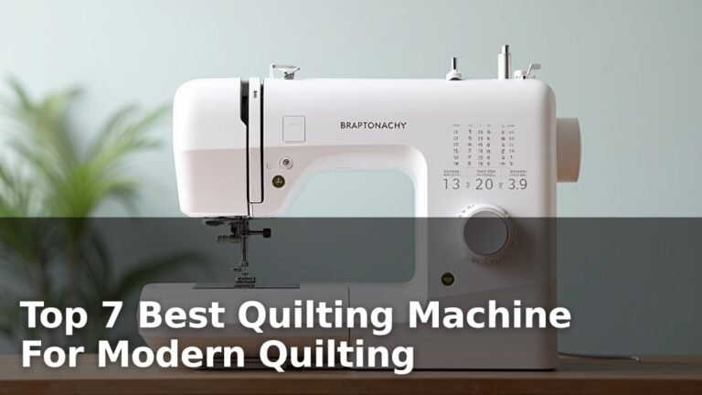 Top 7 Best Quilting Machine For Modern Quilting