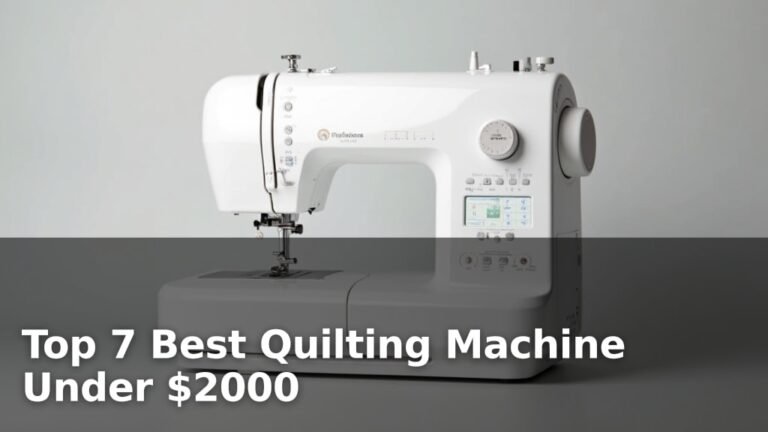Top 7 Best Quilting Machine Under $2000