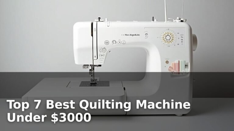 Top 7 Best Quilting Machine Under $3000
