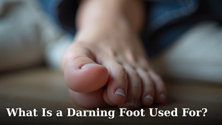 What Is a Darning Foot Used For?