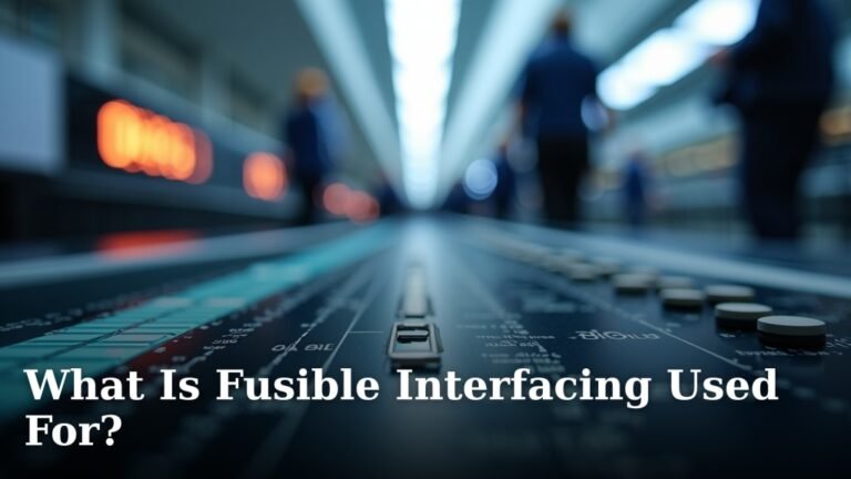 What Is Fusible Interfacing Used For?