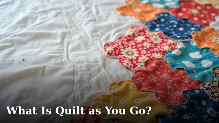 What Is Quilt as You Go?