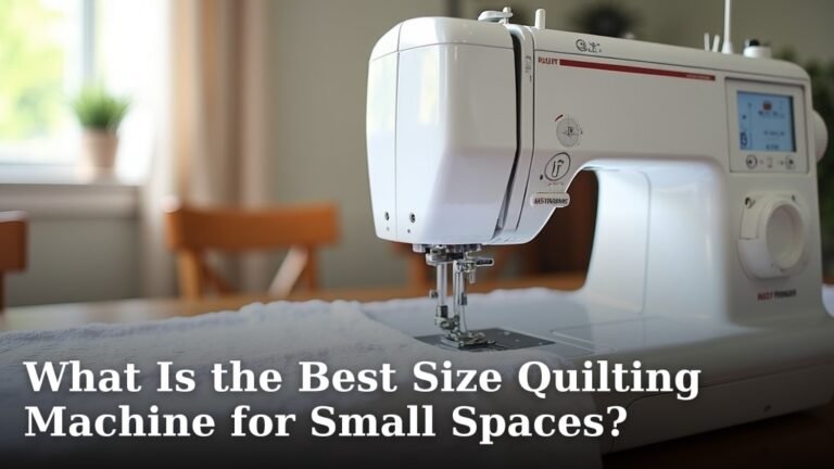 What Is the Best Size Quilting Machine for Small Spaces?