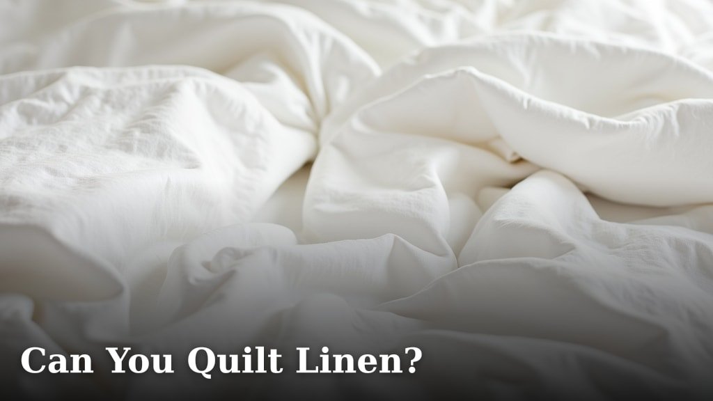 Can You Quilt Linen?