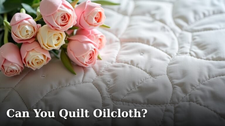 Can You Quilt Oilcloth?