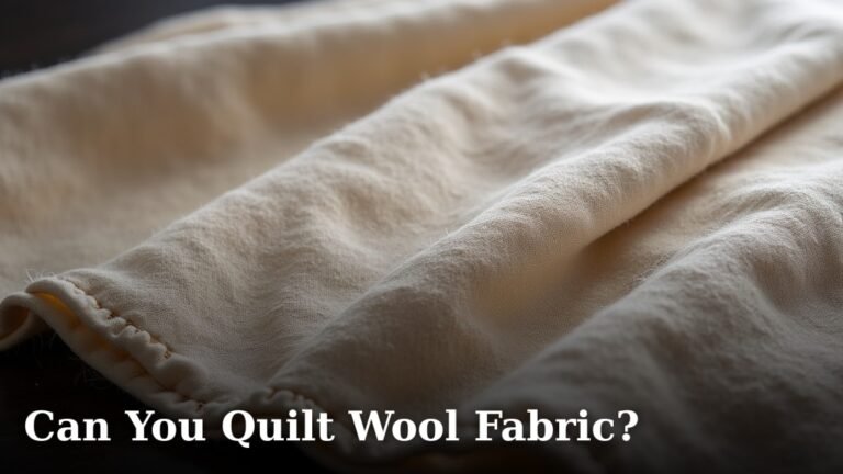 Can You Quilt Wool Fabric?