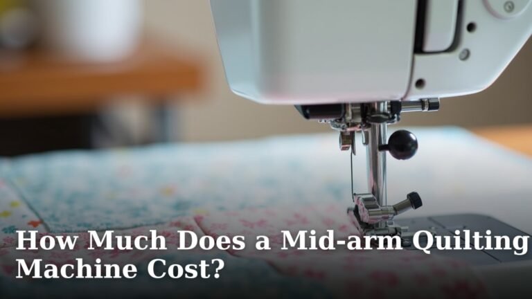 How Much Does a Mid-arm Quilting Machine Cost?
