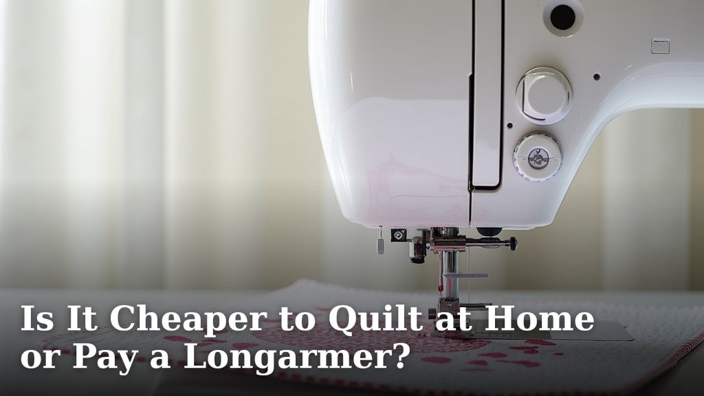 Is It Cheaper to Quilt at Home or Pay a Longarmer?