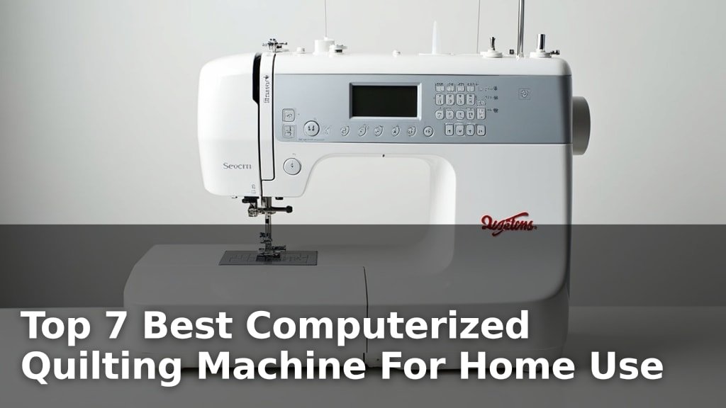 Top 7 Best Computerized Quilting Machine For Home Use